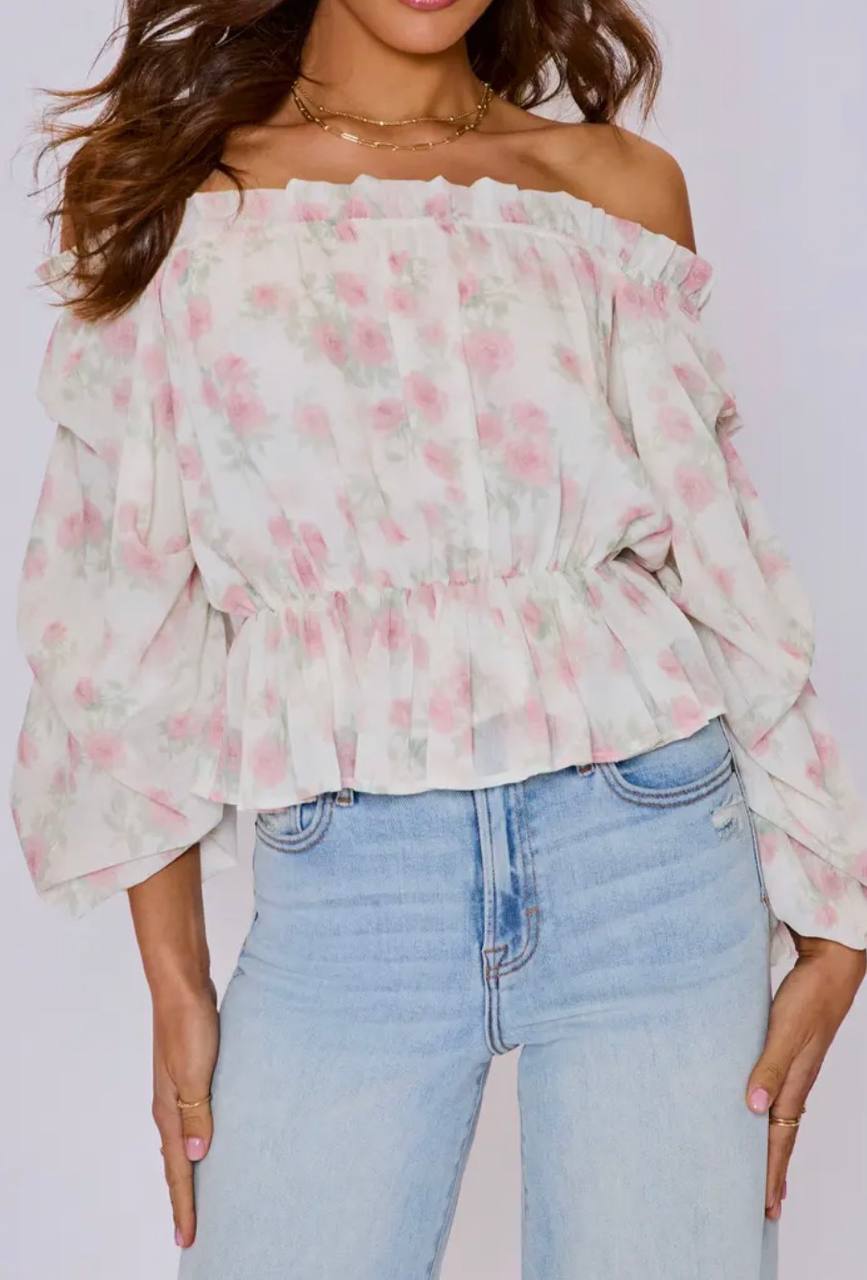 Blossom Off-the-Shoulder Top